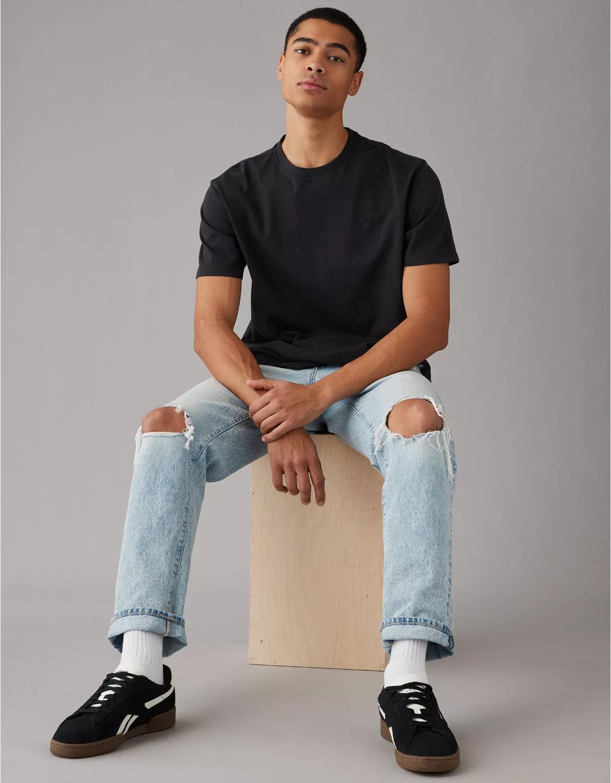 AE Logo Lived-In T-Shirt Product Image