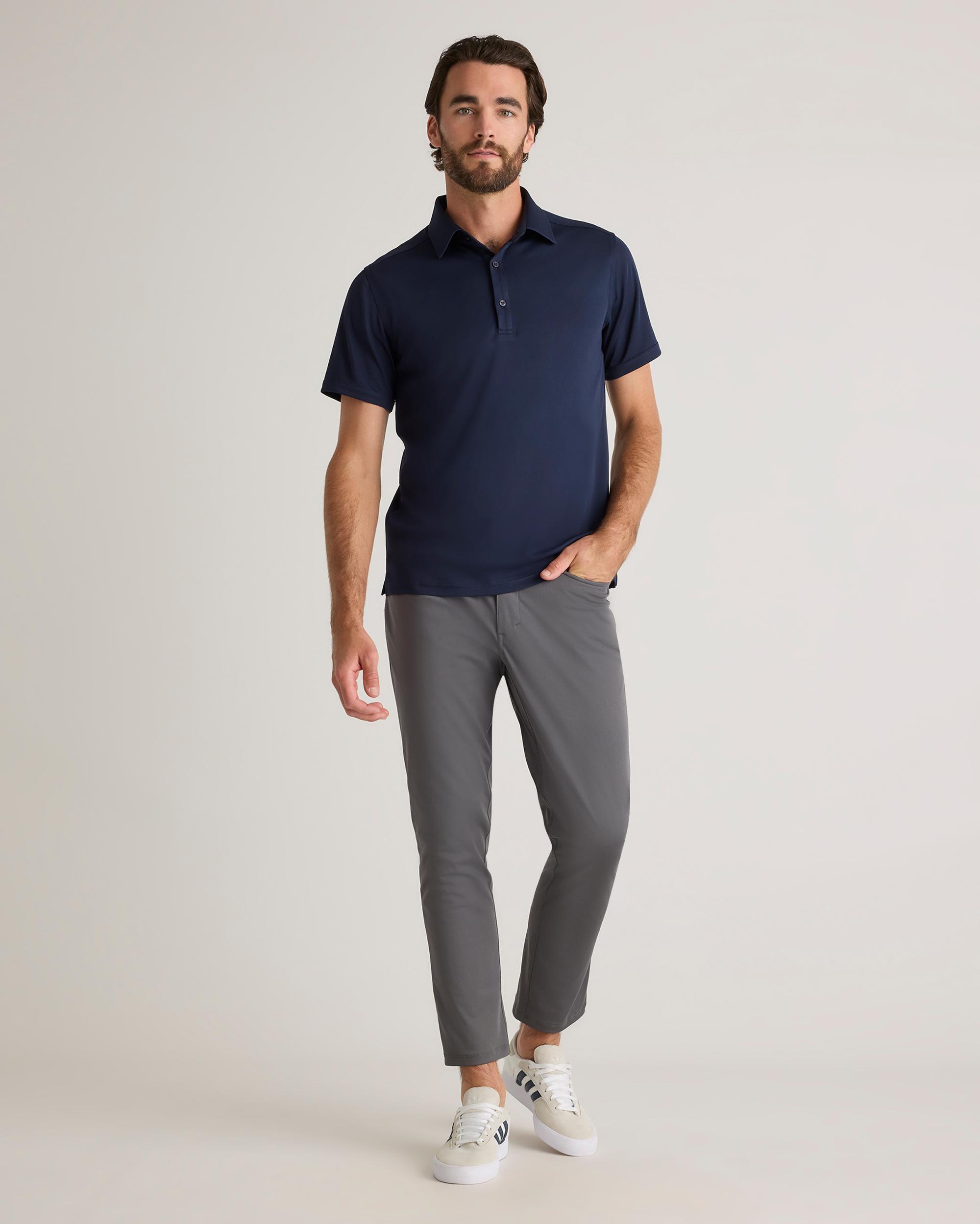 Quince | Men's Commuter Stretch Pique Polo Size XL, 100% Polyester Product Image