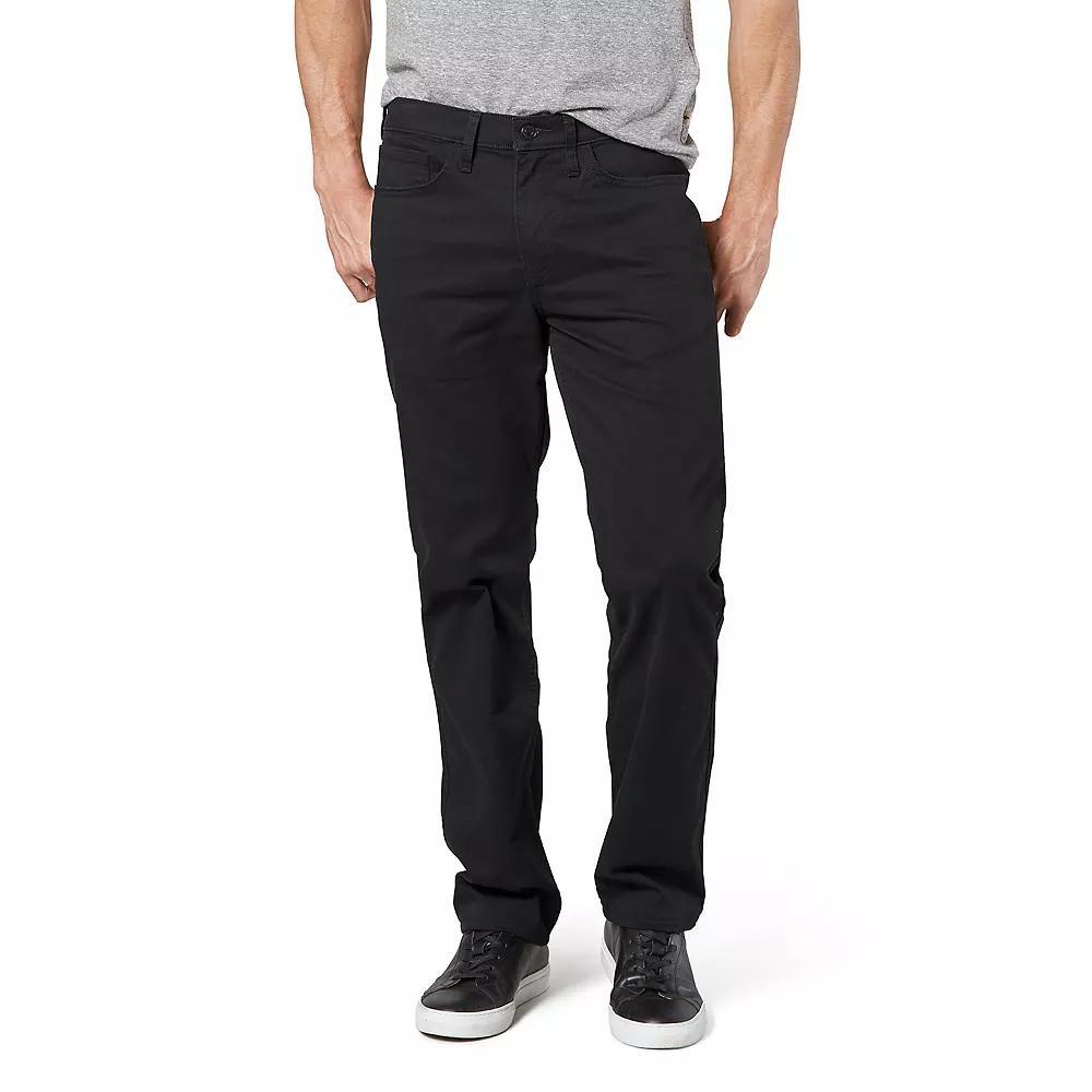 Men's Dockers® Jean Cut Khaki All-Seasons Tech Straight-Fit Pants, Size: 34X34, Black Product Image