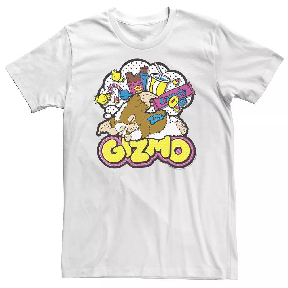 Big & Tall Gremlins Gizmo Candy Pop Art Tee, Men's, Size: XL Tall, White Product Image