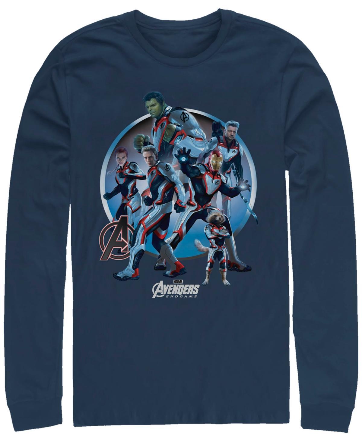 Mens Marvel Avengers Endgame Suits Sweatshirt Blue Product Image