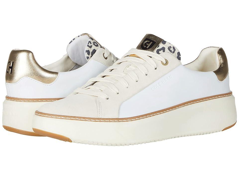 Cole Haan GrandPr Topspin Leather Platform Sneakers Product Image
