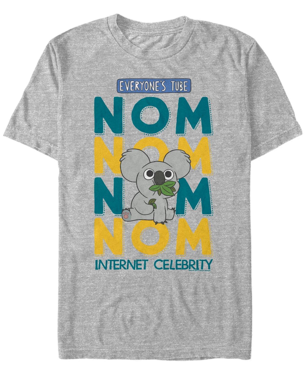 Men's Cartoon Network We Bare Bears Nom Nom Internet Celebrity Graphic Tee, Size: XXL, Athletic Grey Product Image