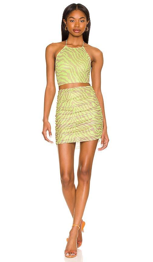 Cierra Ruched Skirt Set superdown Product Image