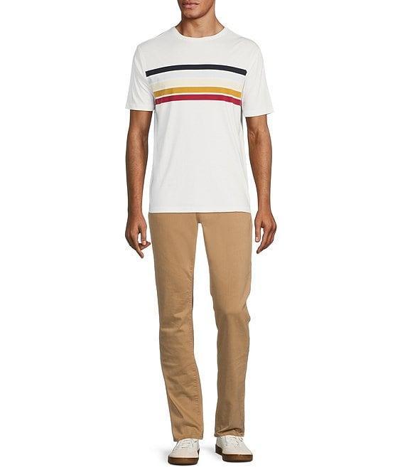 Murano Liquid Luxury Classic Fit Striped Short Sleeve T-Shirt Product Image
