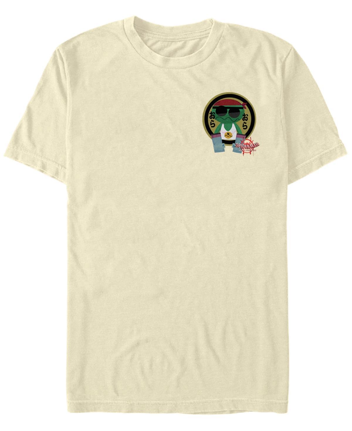 Men's Marvel Spider-Man Spiderverse Fish Sticker Tee, Size: 3XL, Natural Product Image