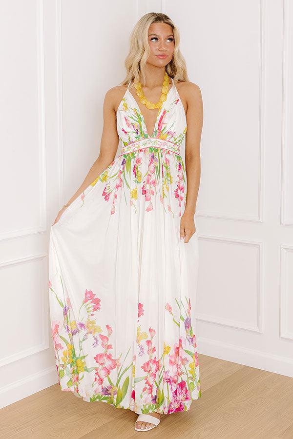 Whimsical Moment Floral Maxi Dress Product Image
