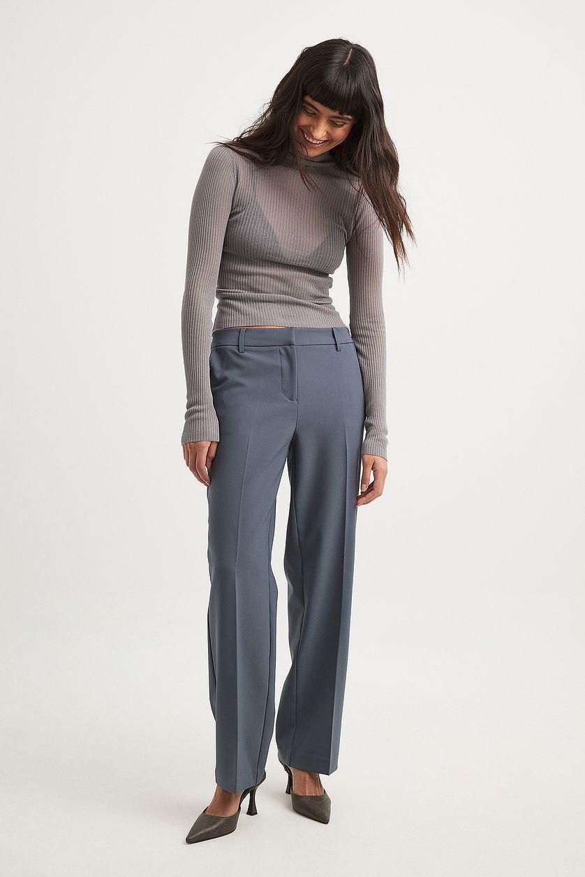 High Neck Fine Knitted Top Product Image