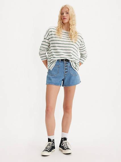 80s Mom Patch Pocket Women's Shorts Product Image