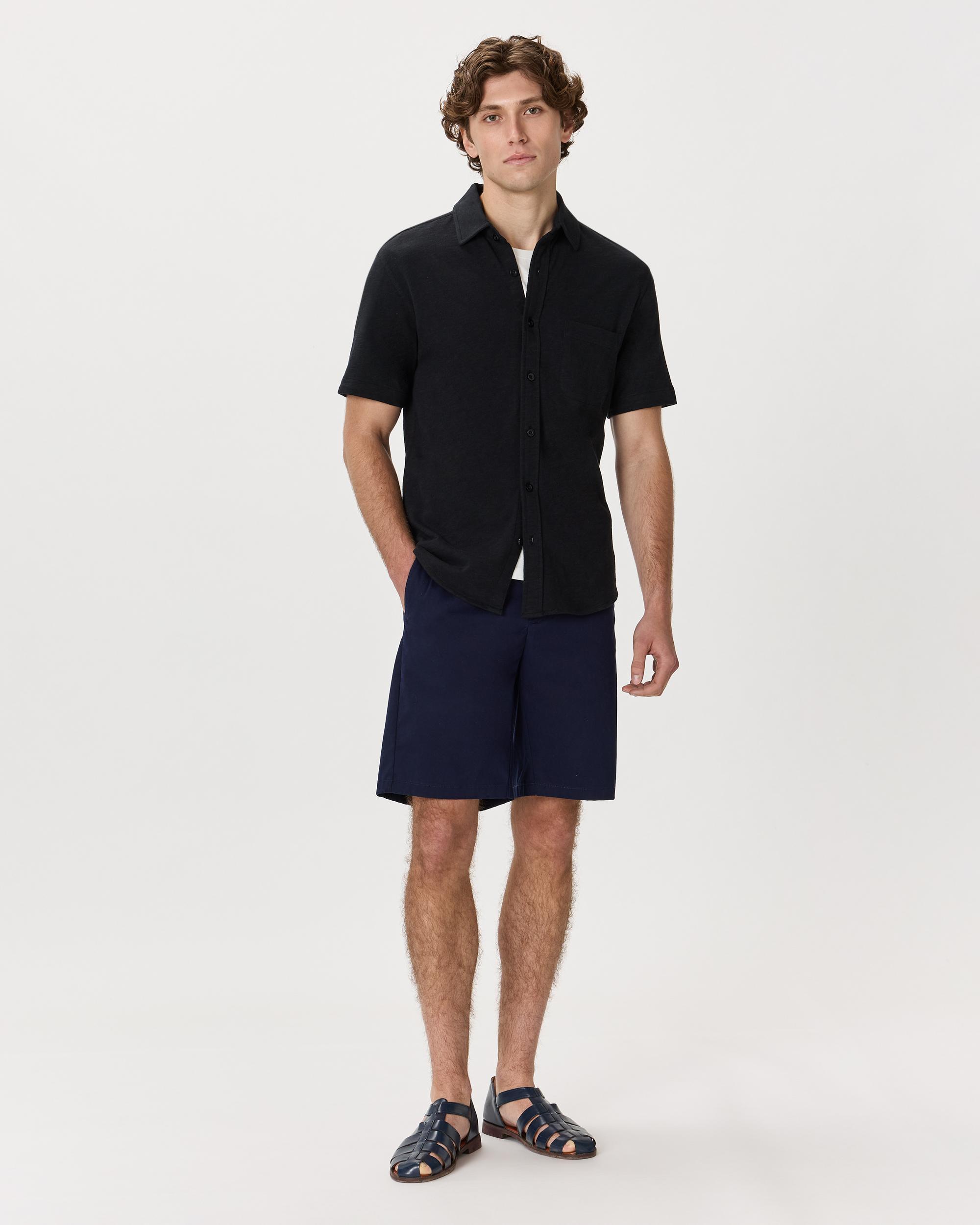 Quince | Men's Slub Short Sleeve Button Up Shirt Organic Cotton Product Image