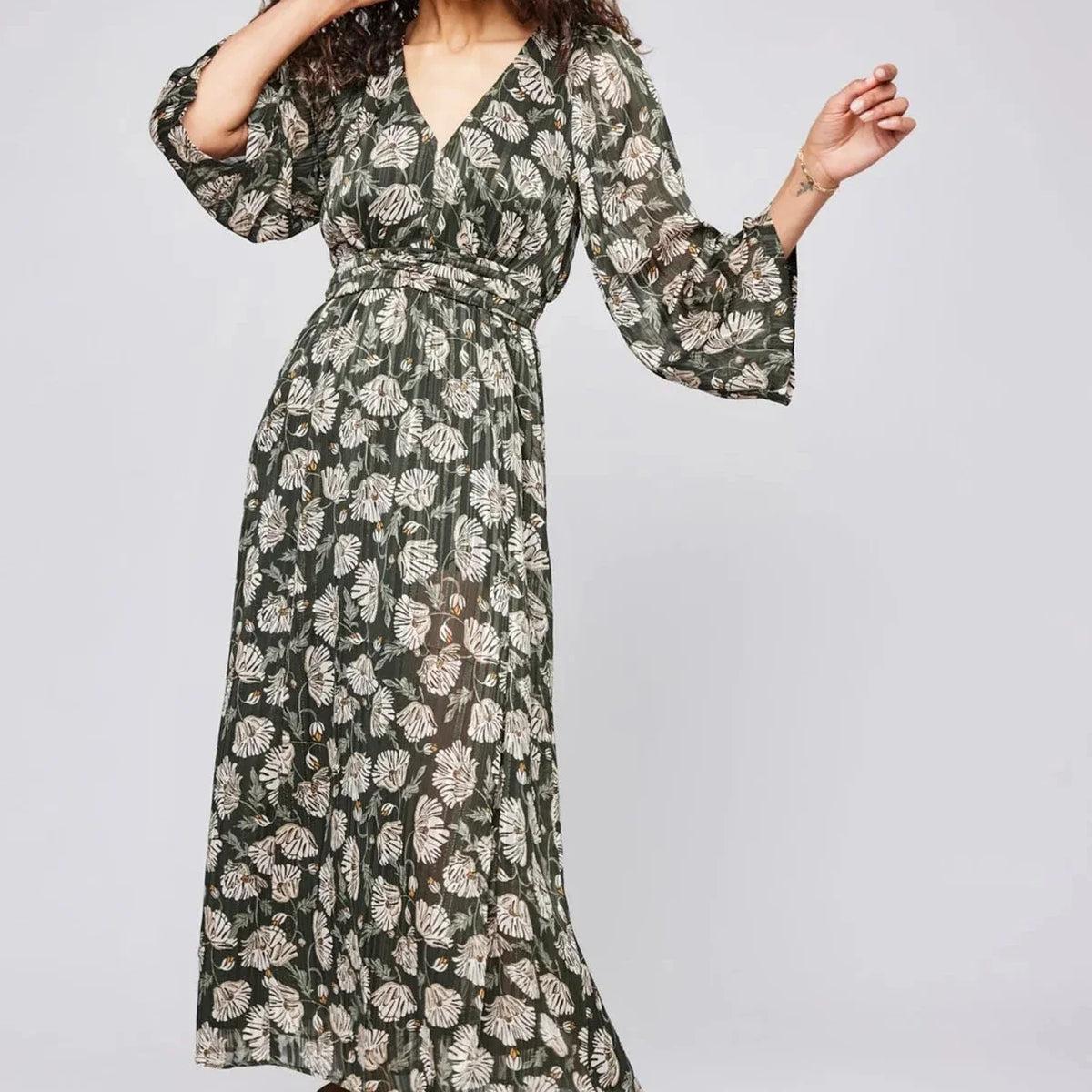 Gentle Fawn Fabienne Floral Midi Dress Product Image