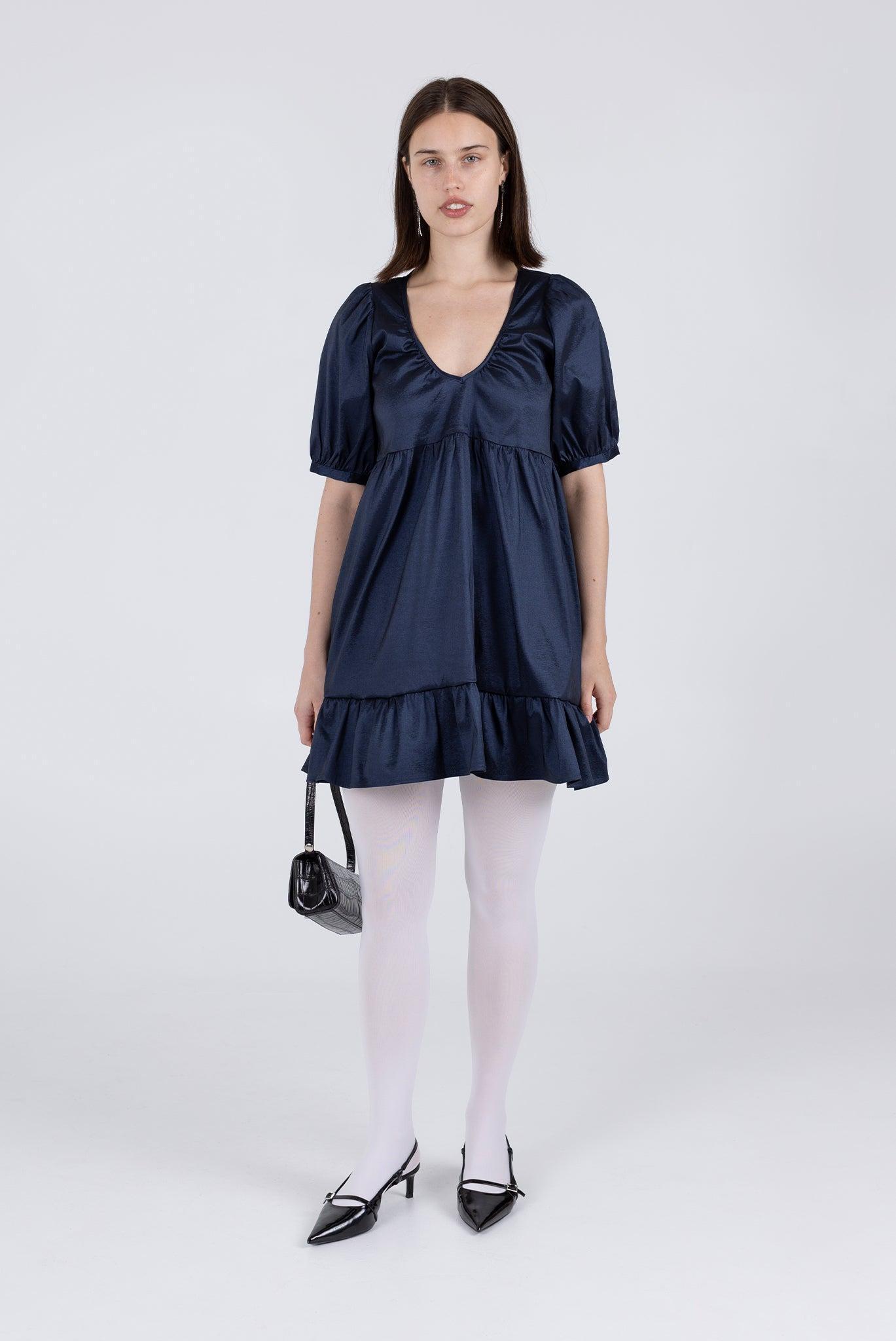 Ash Mini Dress - Navy Product Image