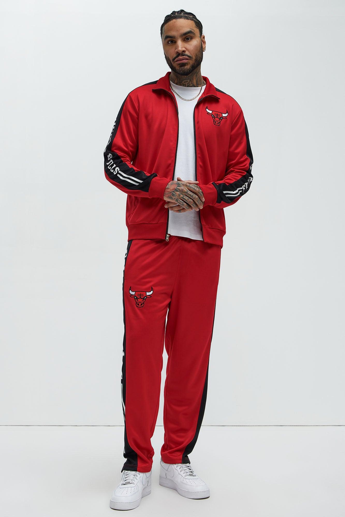Bulls Stand By Track Jacket - Red Product Image