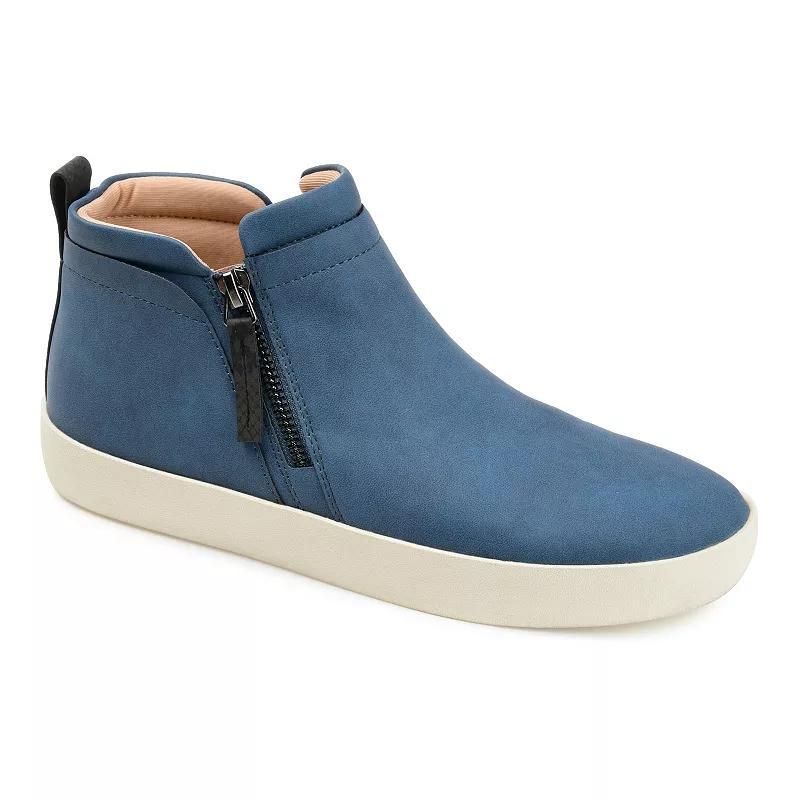 Journee Collection Womens Frankie Mid Top Sneaker Product Image