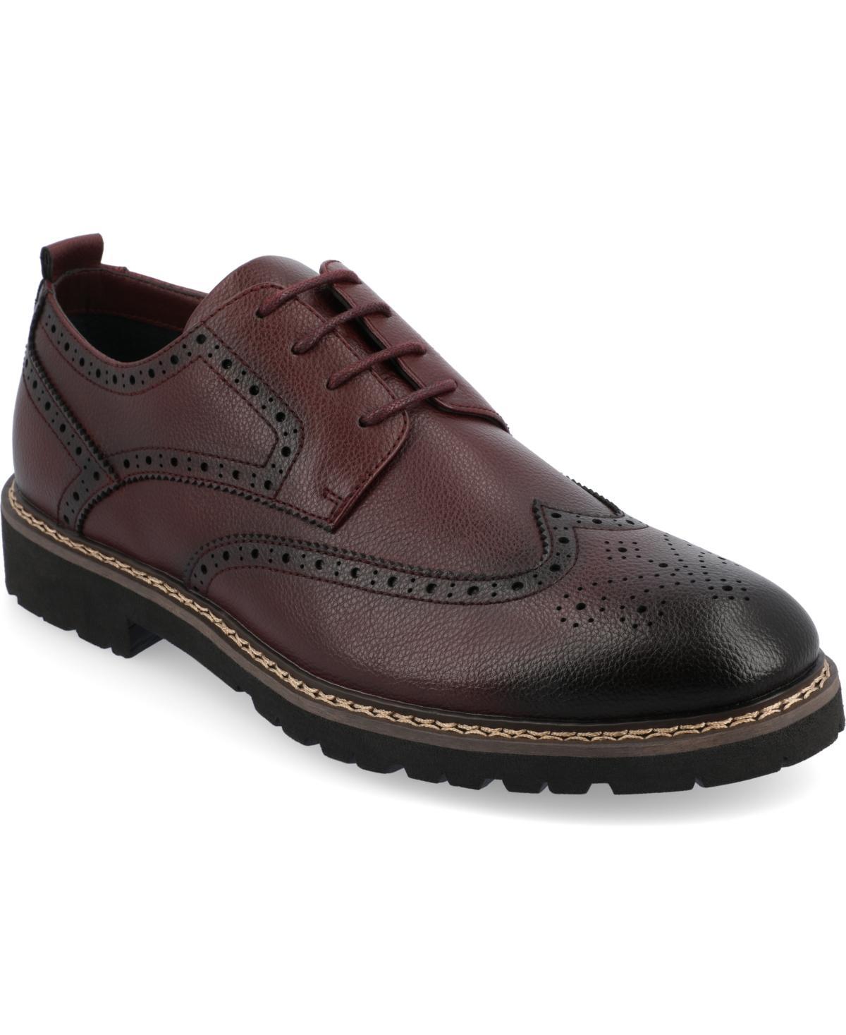 VANCE Campbell Tru Comfort Foam Men's Wingtip Dress Shoes, Size: 8.5, Brown Product Image