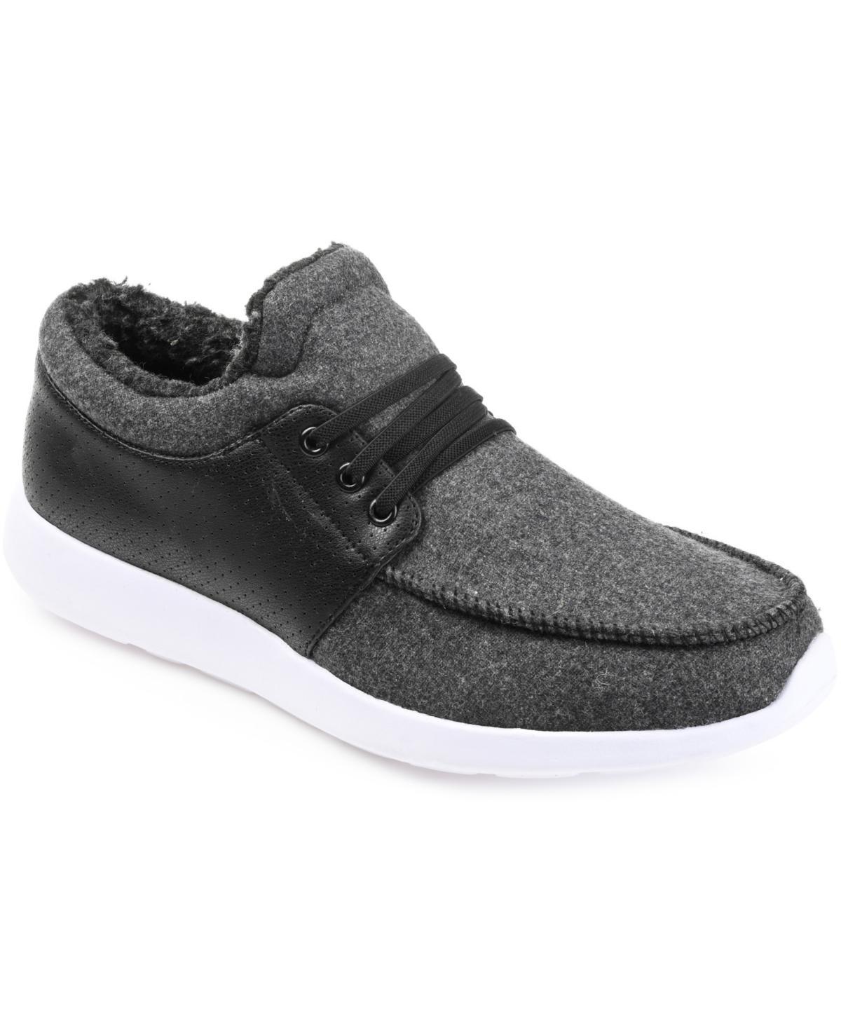 VANCE Ashburn Men's Moccasin Slippers, Size: 12, Black Product Image
