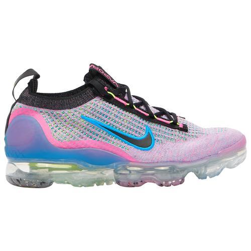 Nike Womens Nike Air Vapormax 2021 Flyknit - Womens Running Shoes Black/Pink Product Image