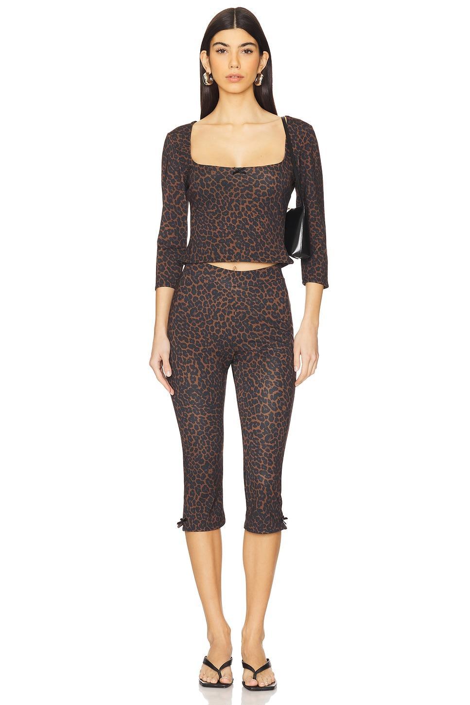 x REVOLVE Nea Printed Mesh Top GUIZIO Product Image