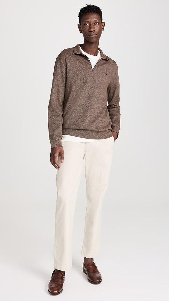 Polo Ralph Lauren Lux Jersey Half Zip Sweater | Shopbop Product Image
