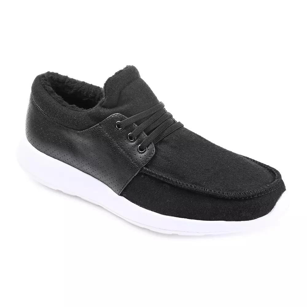 VANCE Ashburn Men's Moccasin Slippers, Size: 12, Black Product Image