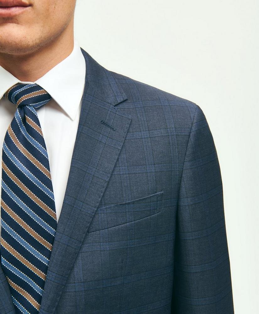 Slim Fit Wool Checked 1818 Suit Product Image