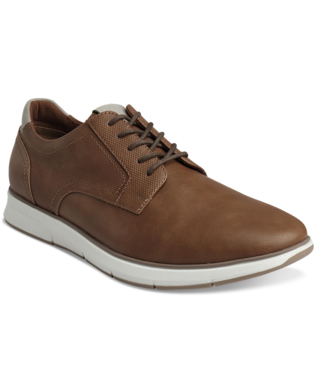 Alfani Mens Landan Faux-Leather Lace-Up Sneakers, Created for Macys Product Image