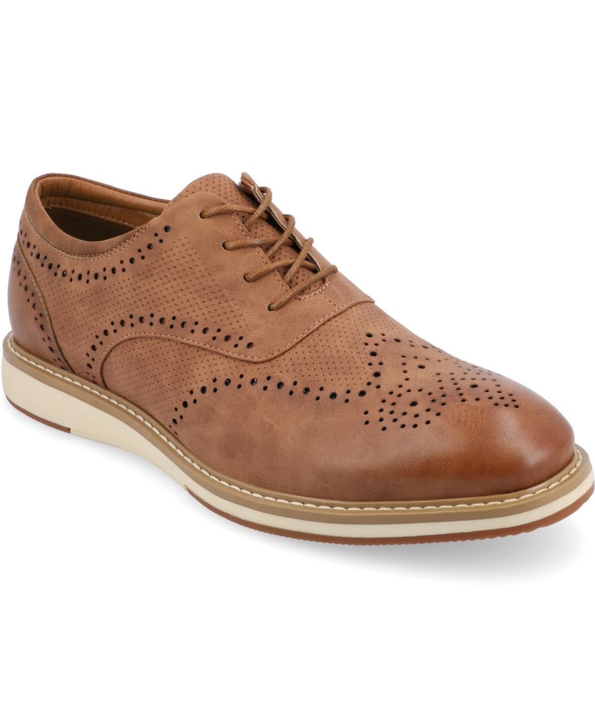 VANCE Patrick Men's Tru Comfort Foam Hybrid Oxford Shoes, Size: 9.5, Blue Product Image
