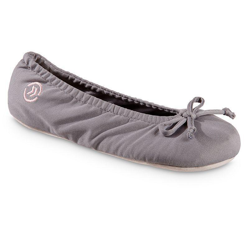 Isotoner Women's Classic Ballerina Slippers - Pink L Product Image