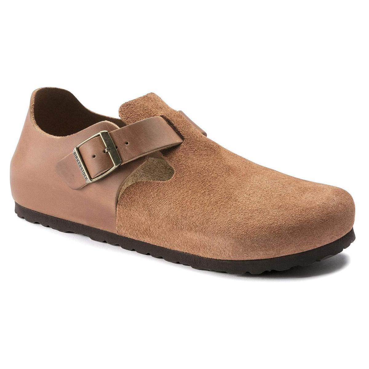 Birkenstock London Oiled Leather/Suede Clogs Product Image