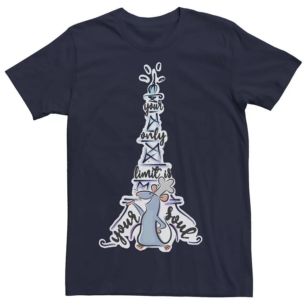 Disney / Pixar's Ratatouille Remy Men's Your Only Limit Is Your Soul Tee, Size: Small, Blue Product Image