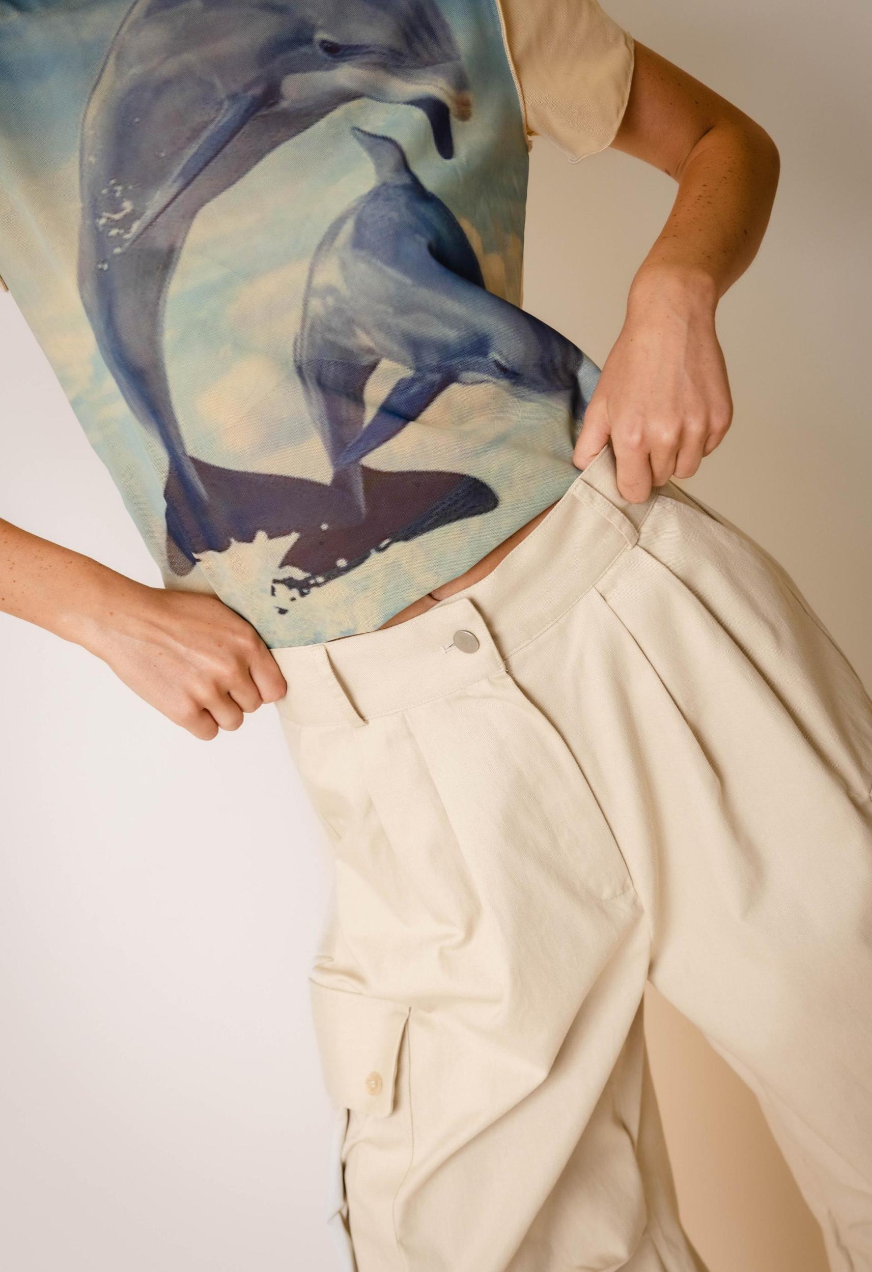 Dolphin Mesh Tee Product Image