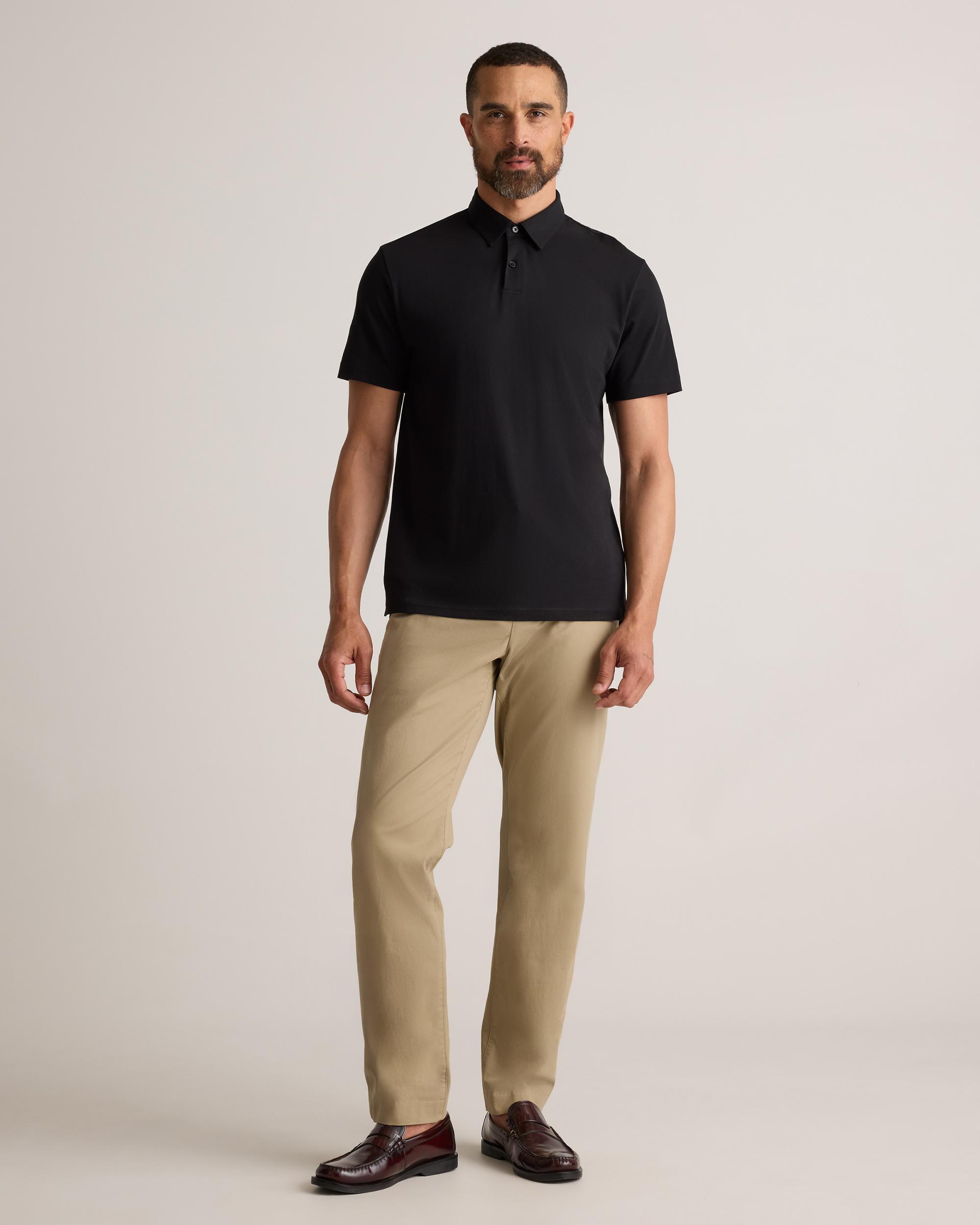 Men's 100% Pima Cotton Luxe Touch Polo Product Image