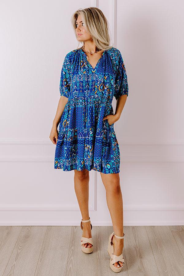 Date Night In Capri Mini Dress Product Image