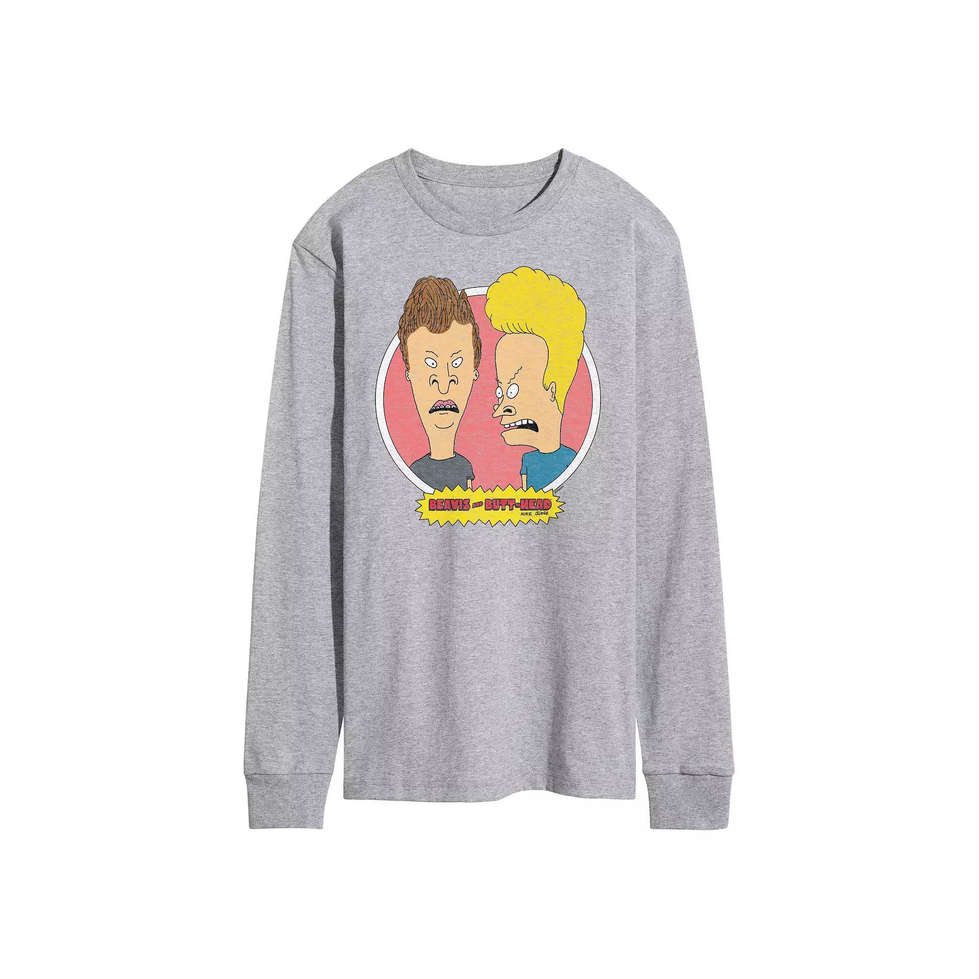 Mens Beavis And Butthead 30th Long Sleeve Tee Product Image