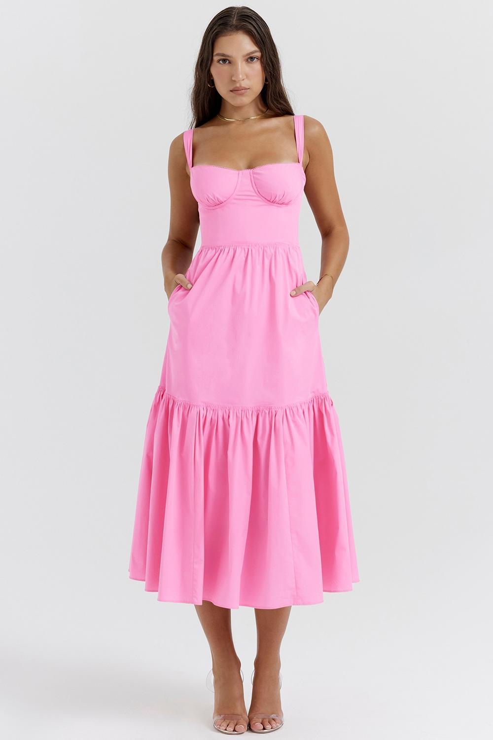 Elia  french pink midi sundress Product Image