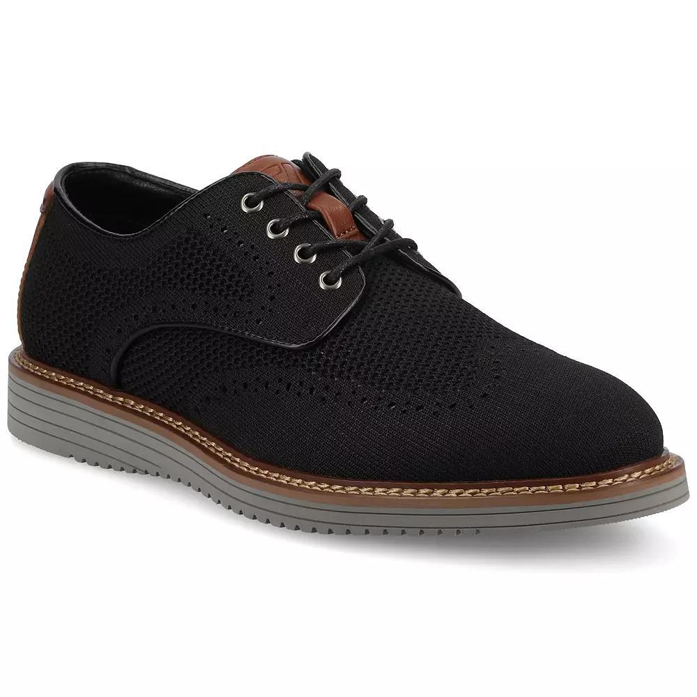 VANCE Whitaker Comfort Mens Flexible Casual Knit Wingtip Hybrid Dress Shoes Product Image