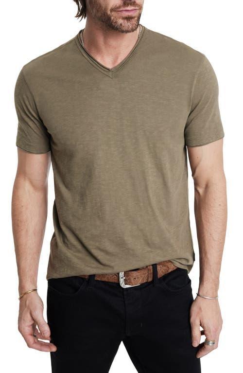 John Varvatos Miles Short Sleeve V Neck Tee Product Image