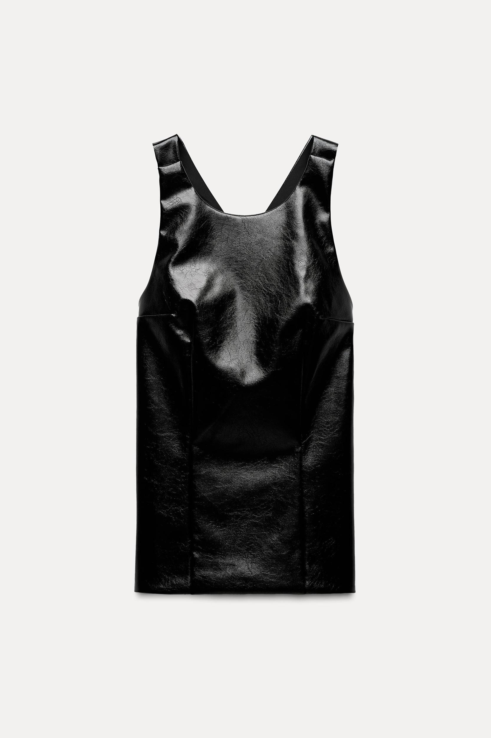 FAUX LEATHER TOP Product Image
