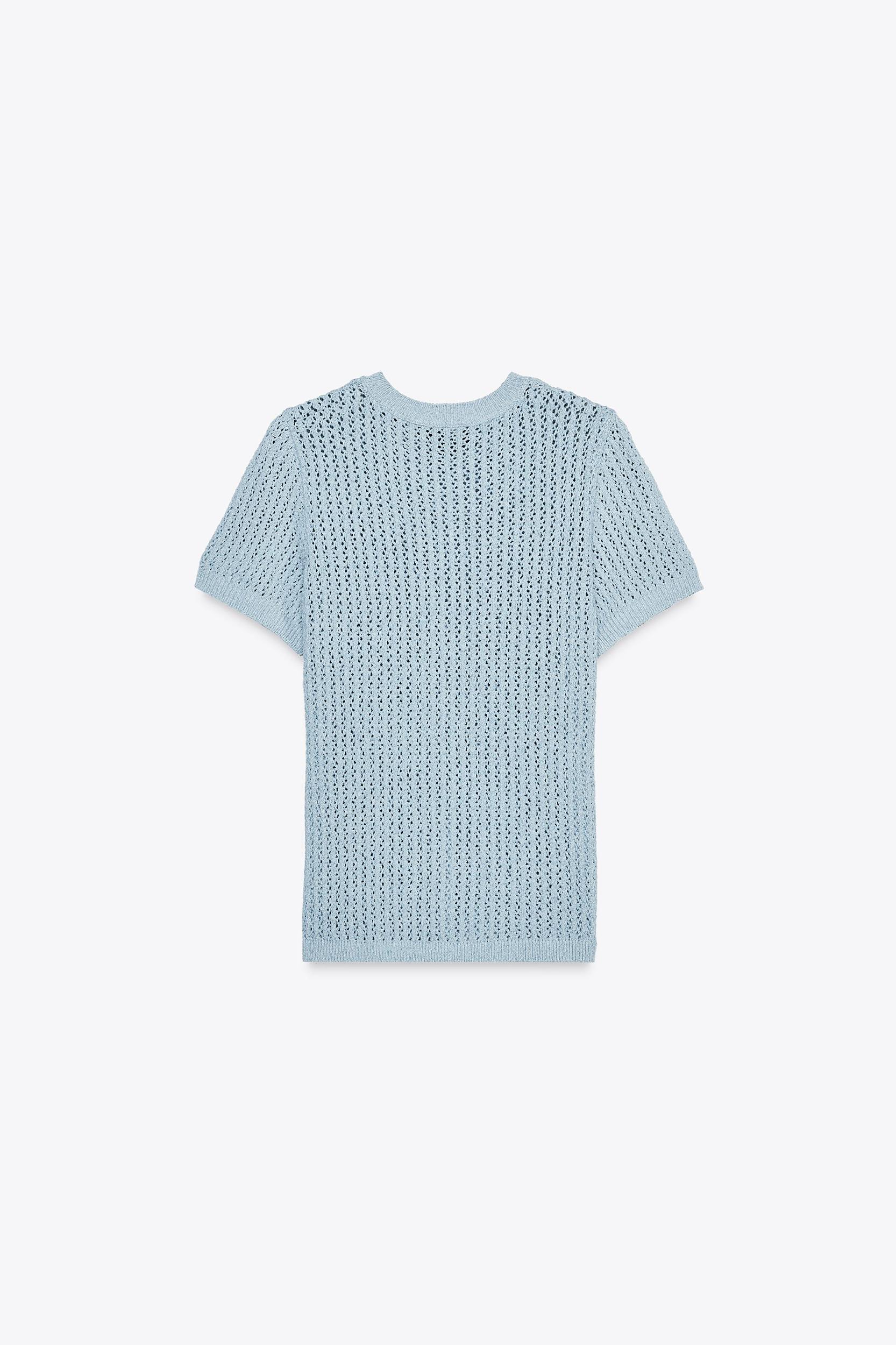 POINTELLE KNIT TOP Product Image