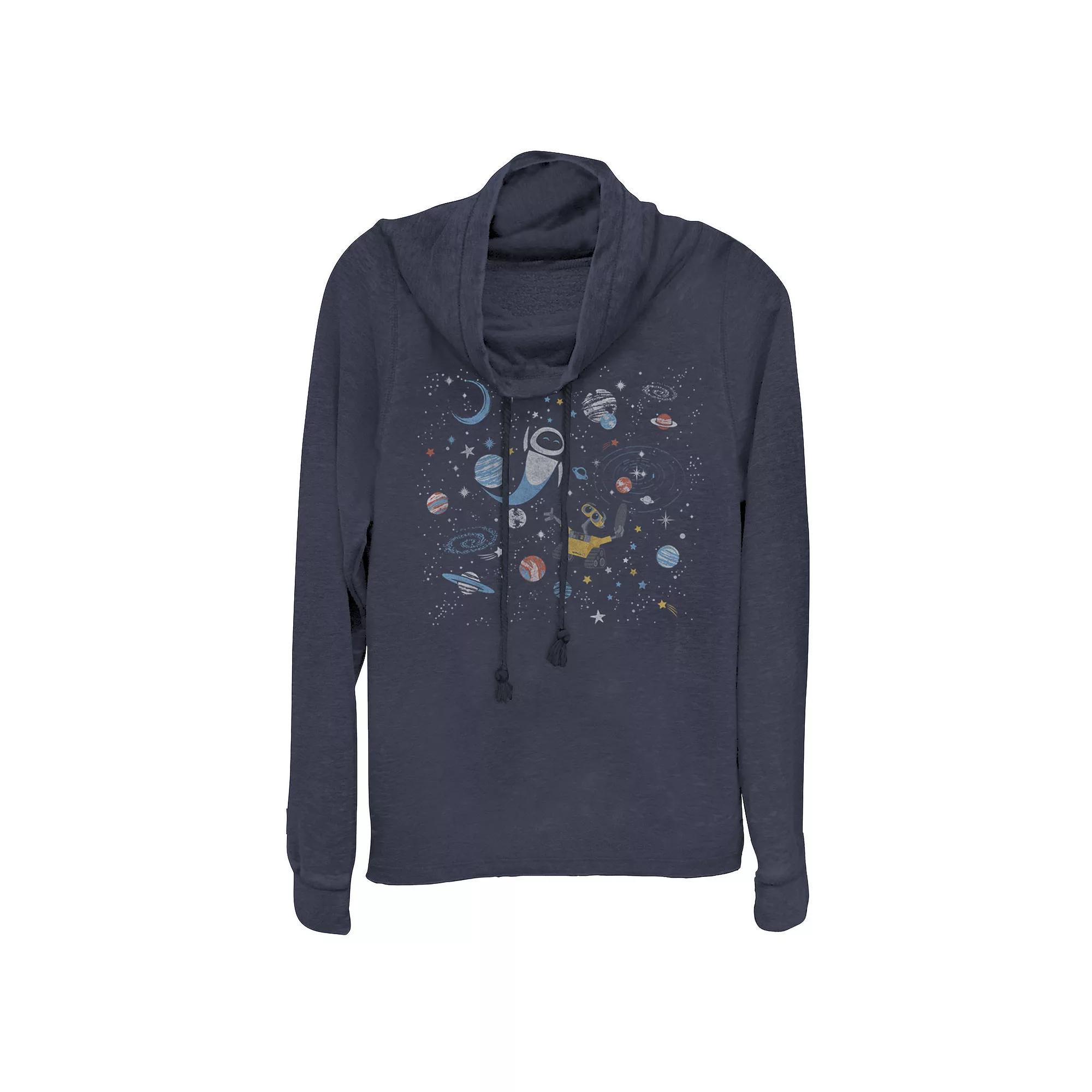 Juniors' Marvel Black Widow Cowlneck Graphic Lightweight Long Sleeve, Girl's, Size: XXL Product Image