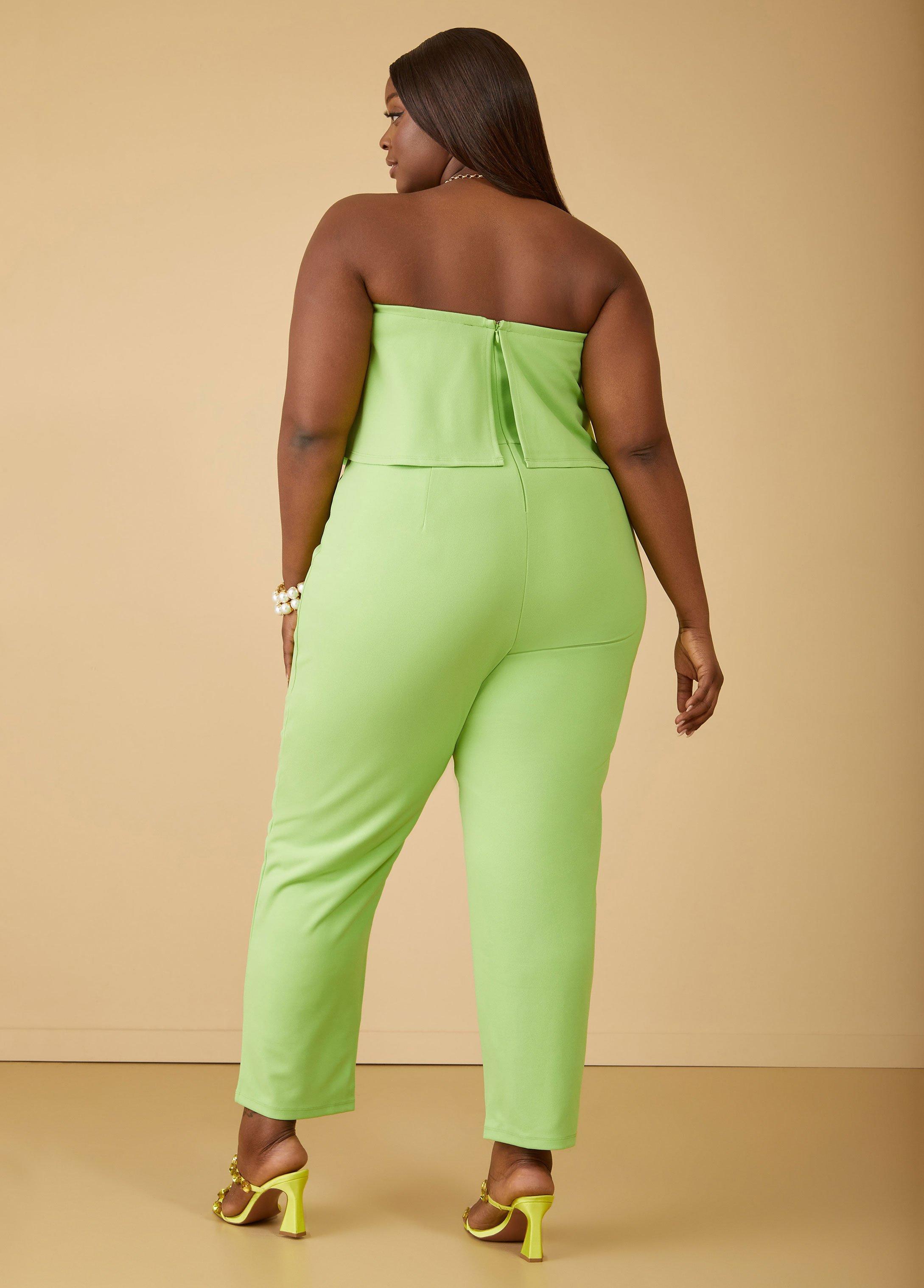 Strapless Flounced Jumpsuit Product Image