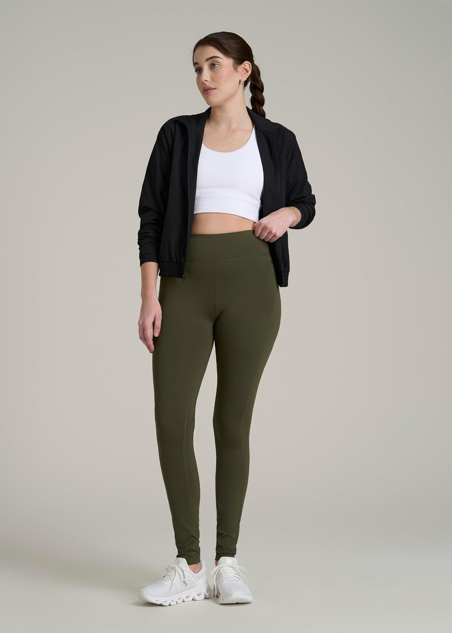 Bella Outer-Pocket Tall Women's Legging in Forest Night Product Image