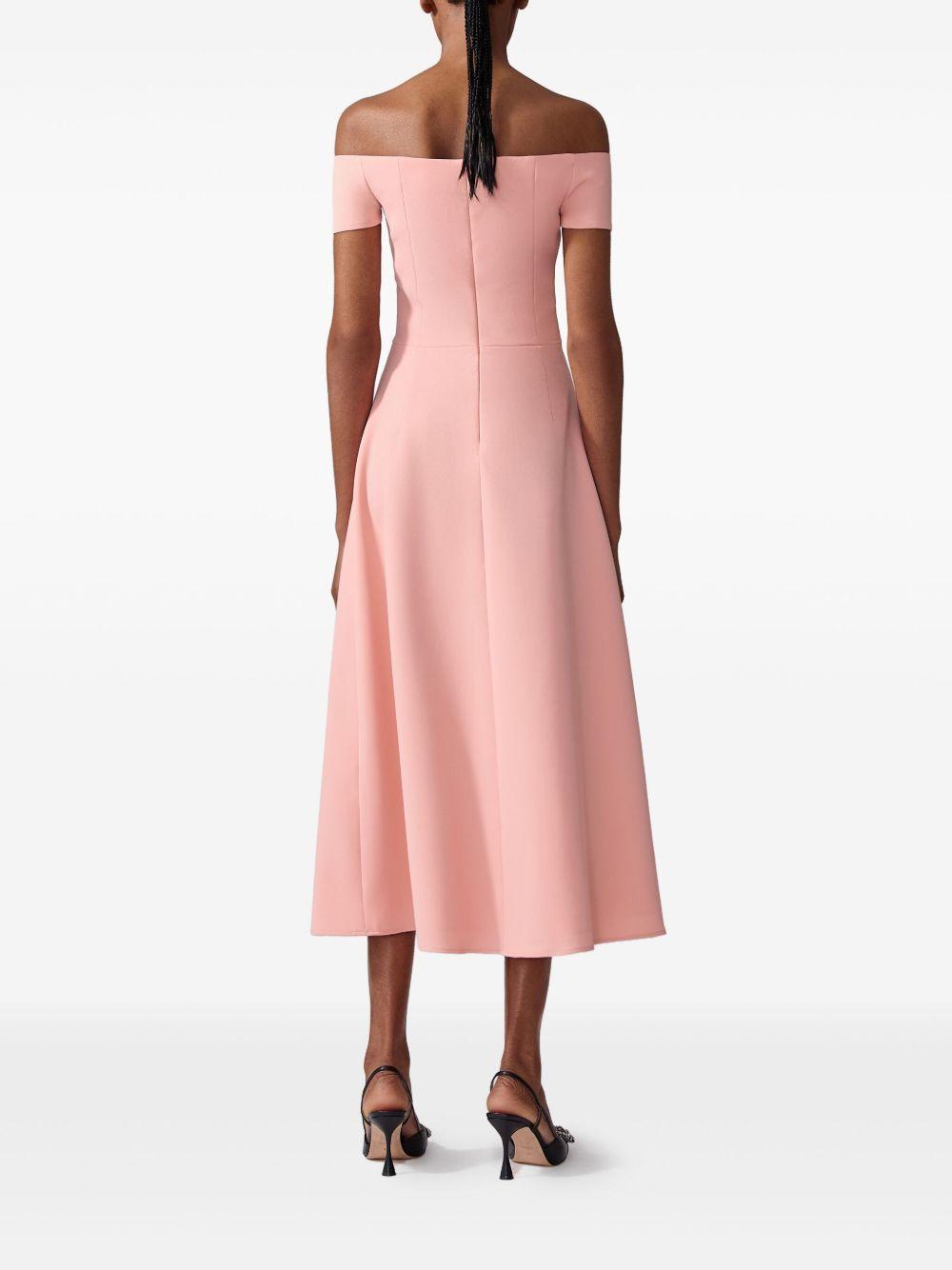 bow-appliqué midi dress Product Image