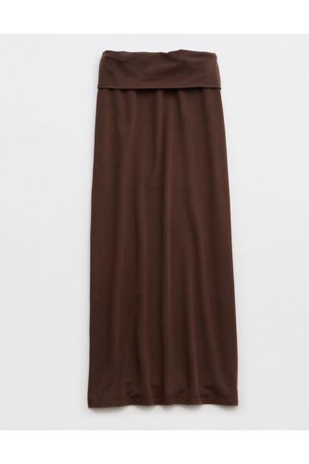 Aerie Chill Up Foldover Maxi Skirt Women's Product Image