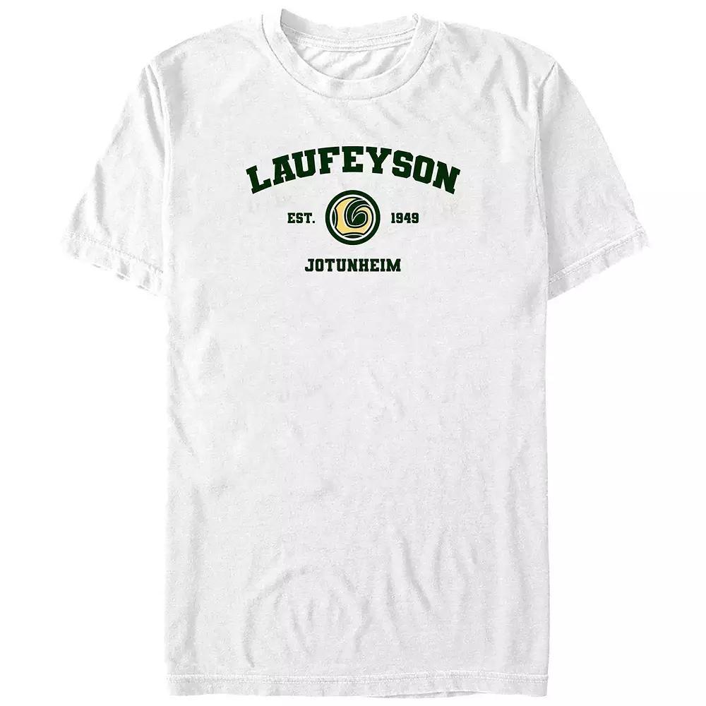 Big & Tall Marvel Loki Laufeyson Est. 1949 Graphic Tee, Men's, Size: 3XB, White Product Image
