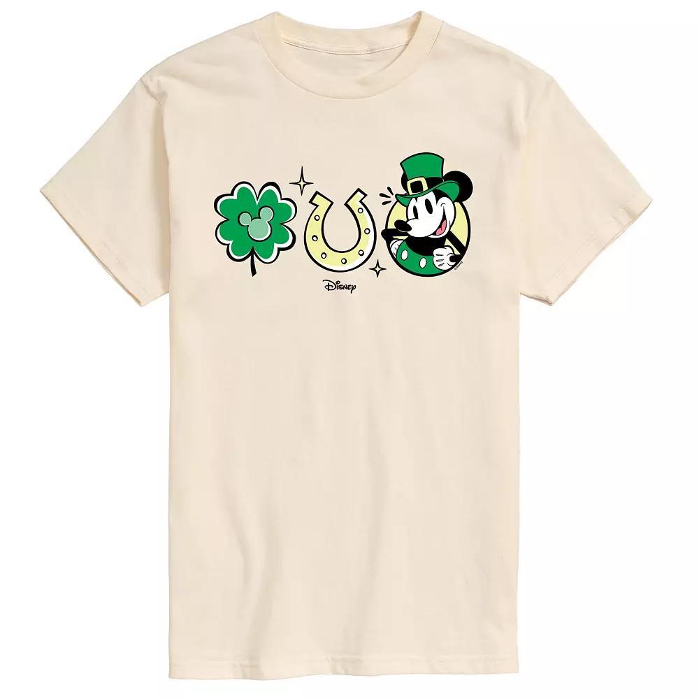 Disneys Mickey Mouse Mens St Patricks Icons Graphic Tee Product Image