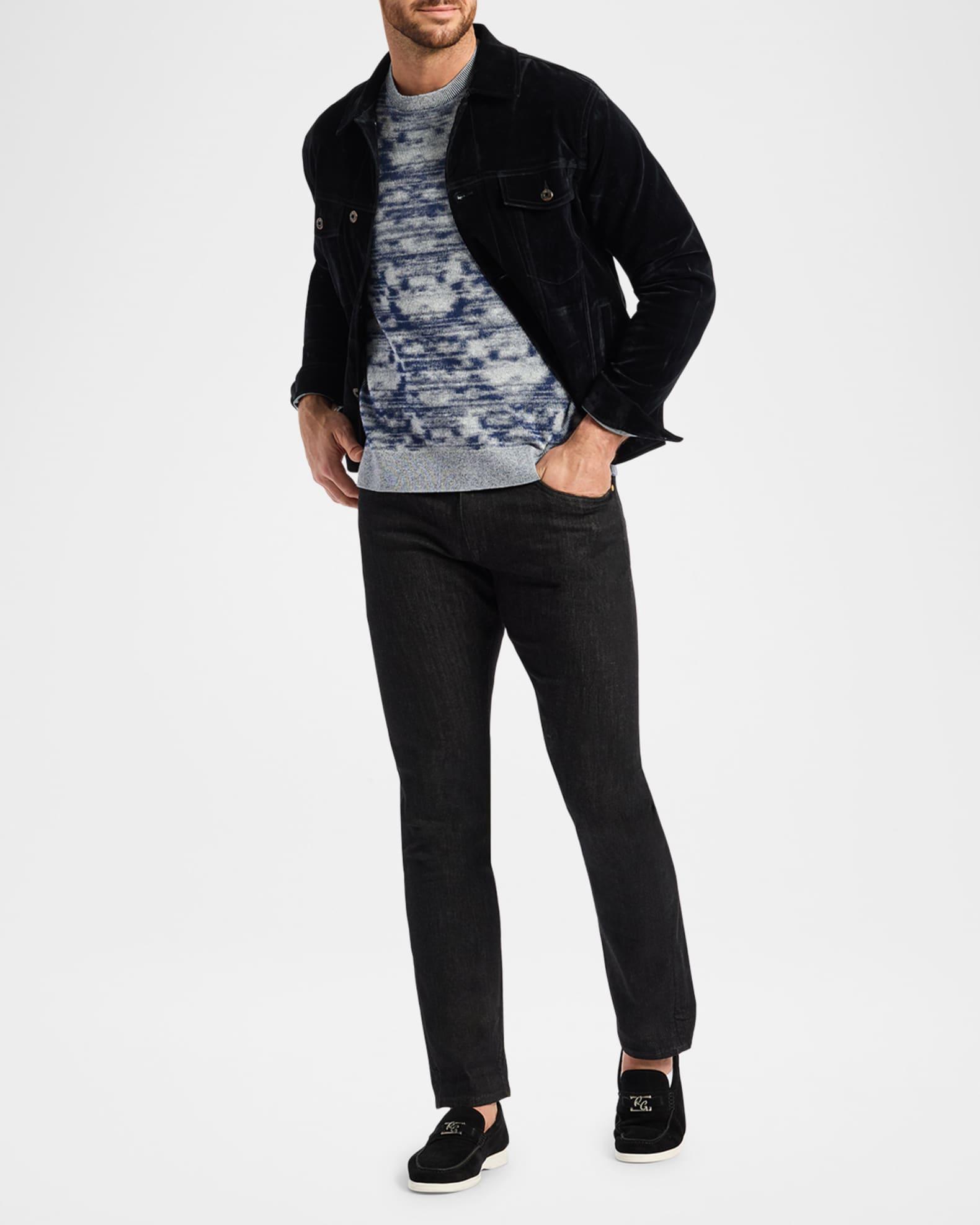 Men's Celestial Button-Front Trucker Jacket Product Image