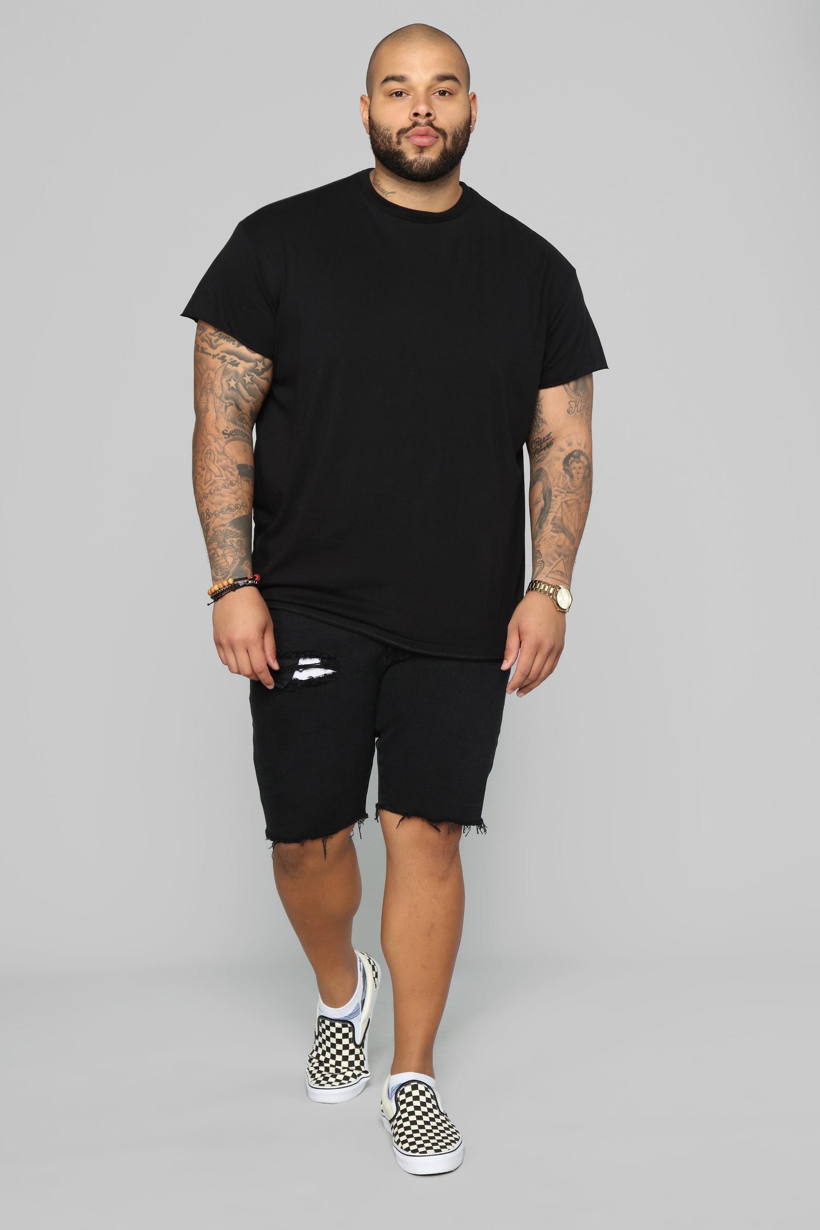 Earl Denim Shorts - Black Product Image