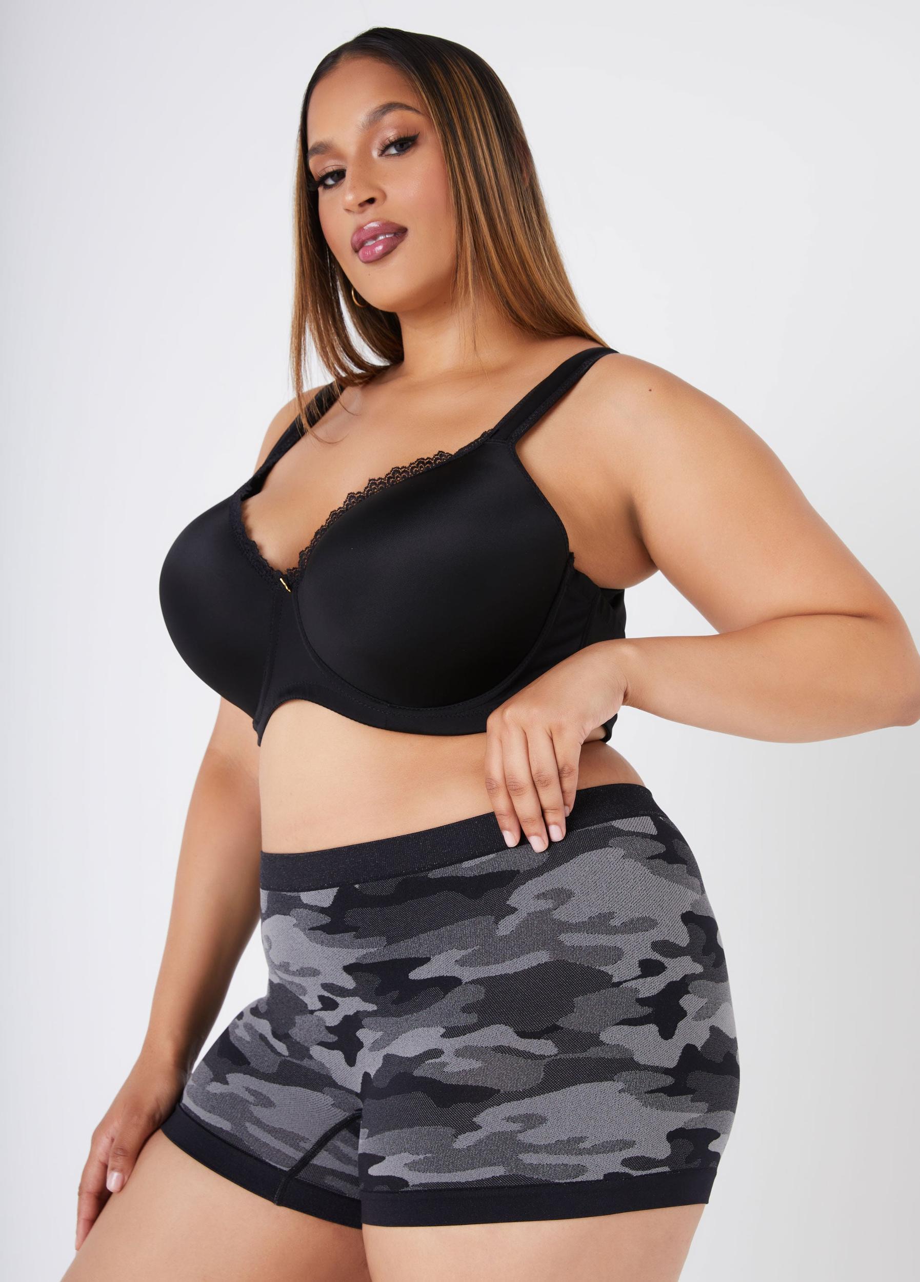 Seamless Camo Boyshorts Product Image