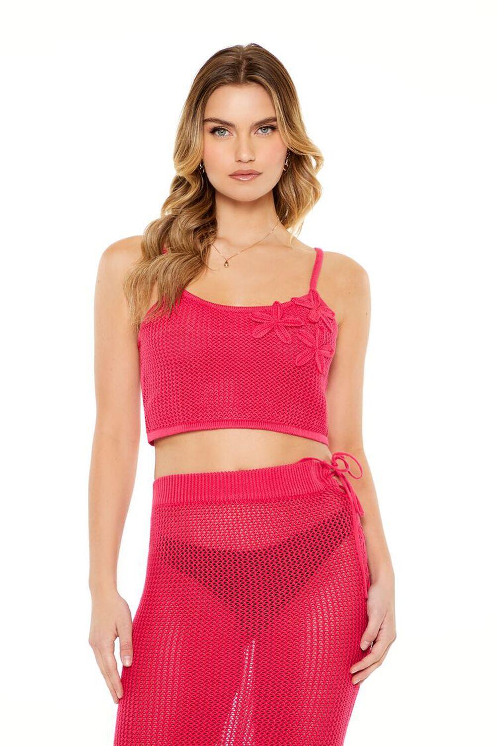 Floral Sweater-Knit Cami | Forever 21 Product Image
